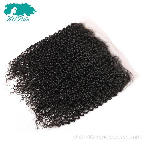 Cheap Top 10 Original Human Hair , 13x4 Natural Color Swiss Lace 100% Brazilian Virgin Human Hair Jerry Curl 8"-20" Lace Frontal